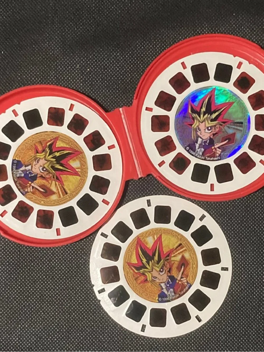 Yu-Gi-Oh! 1996 3D View-Master- 3 Reels and Case